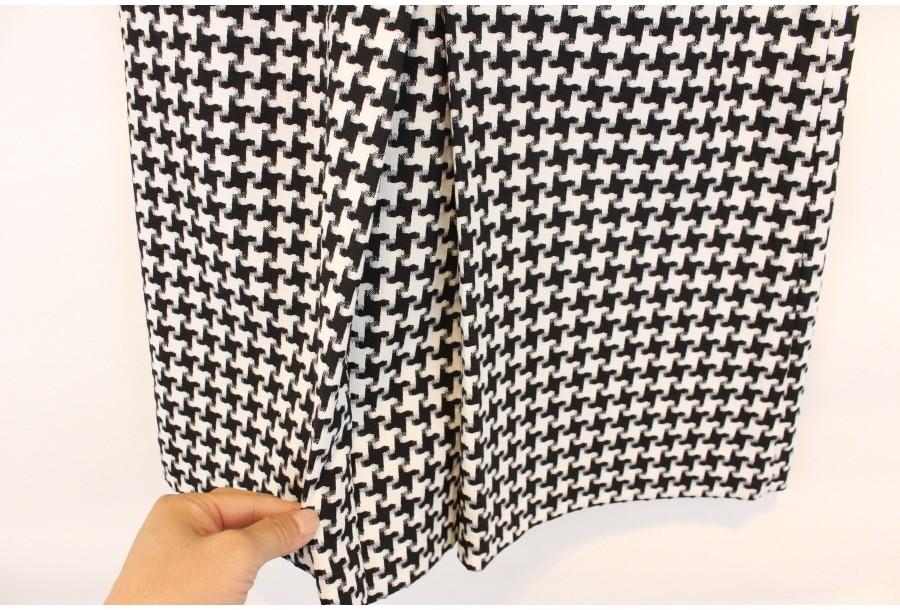 (88% 할인) POSHPOPPTE black+white pattern skirt 6
