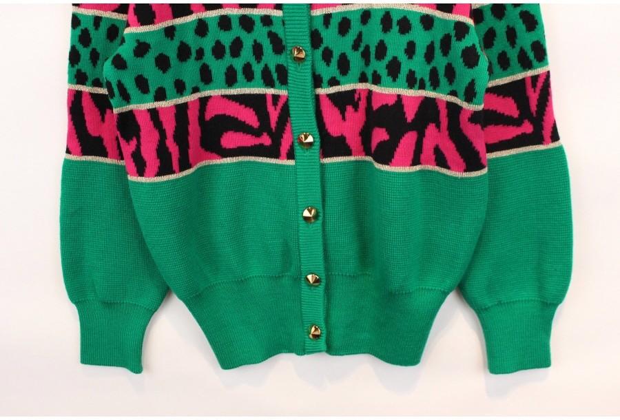 (20% 할인) YvesSaintLaurent 입생로랑 wool100% Green pink 8