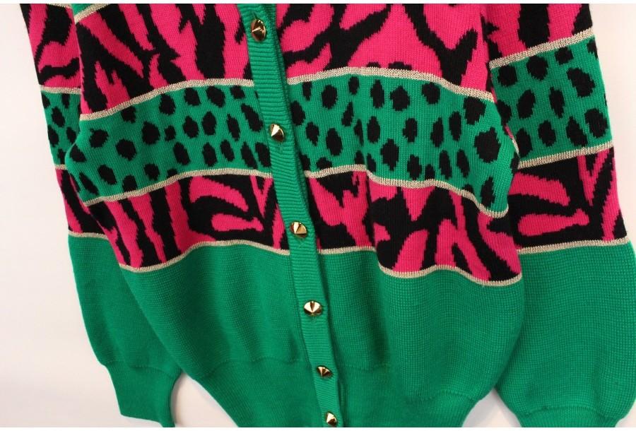 (20% 할인) YvesSaintLaurent 입생로랑 wool100% Green pink 3