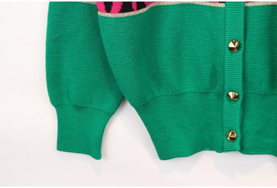 (20% 할인) YvesSaintLaurent 입생로랑 wool100% Green pink 9