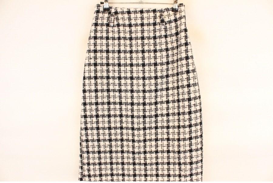 (87% 할인) TYCHEZ VINTAGE pattern tweed skirt 2