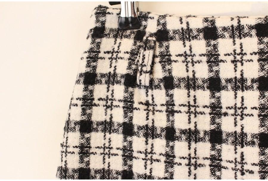 (87% 할인) TYCHEZ VINTAGE pattern tweed skirt 7