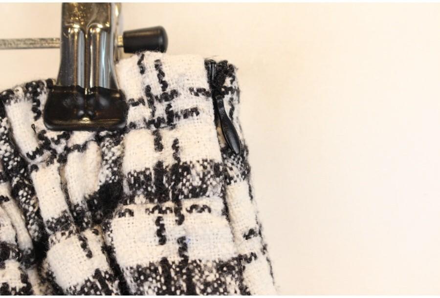 (87% 할인) TYCHEZ VINTAGE pattern tweed skirt 10