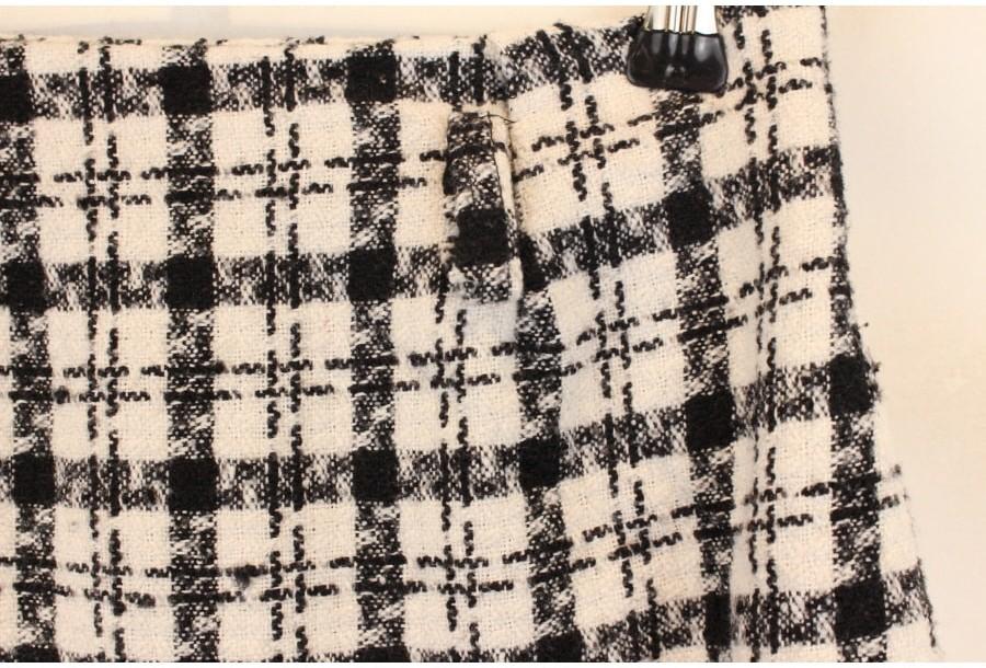 (87% 할인) TYCHEZ VINTAGE pattern tweed skirt 8