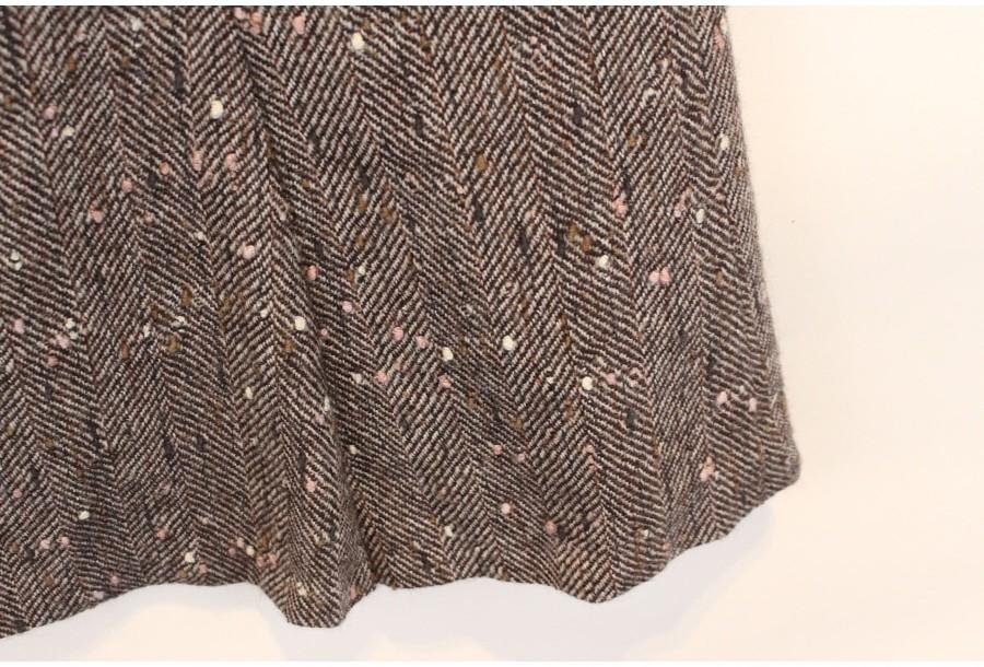 (90% 할인) SEPIA DOLL wool75% tweed skirt 8