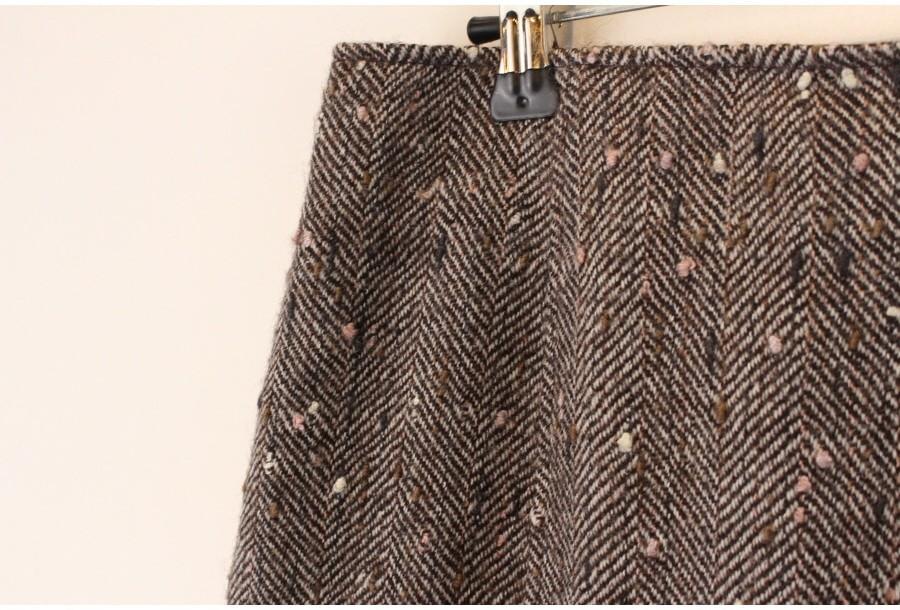 (90% 할인) SEPIA DOLL wool75% tweed skirt 9