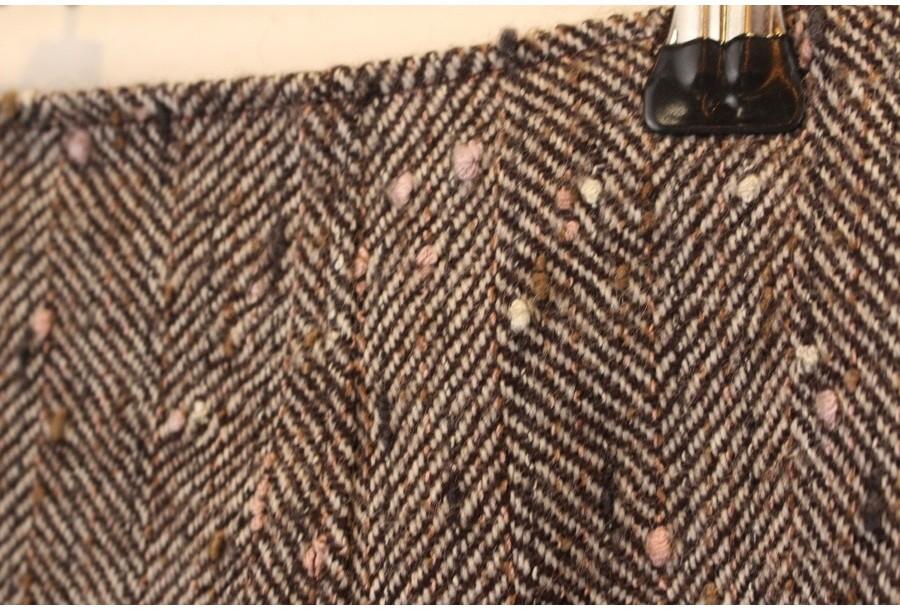 (90% 할인) SEPIA DOLL wool75% tweed skirt 10