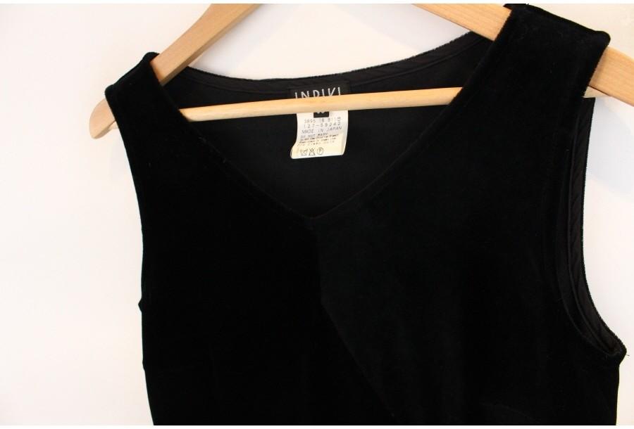 (89% 할인) INDIVI triacetate + poly black sleeveless 7