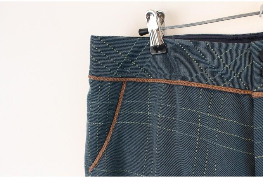 (88% 할인) DRESKIP stitch check pants 8