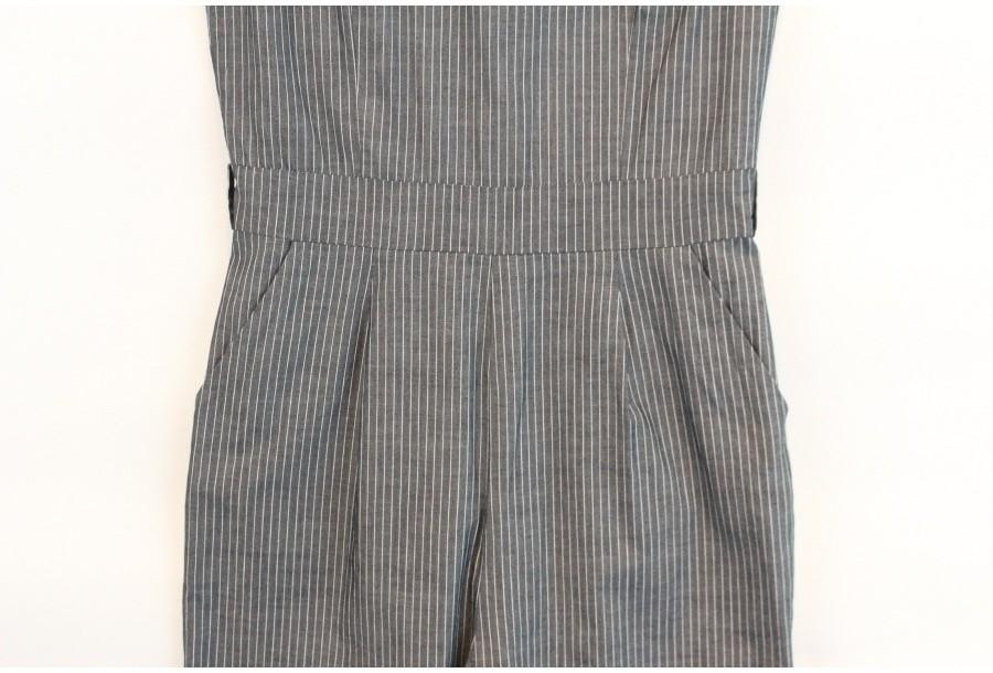 (89% 할인) MURA cotton100% stripe pattern jumpsuit 6