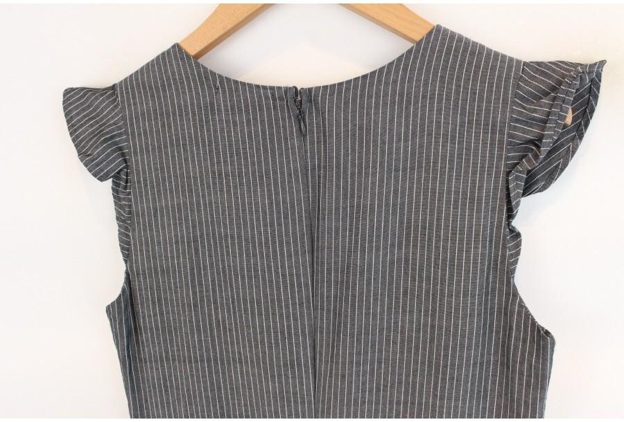 (89% 할인) MURA cotton100% stripe pattern jumpsuit 11