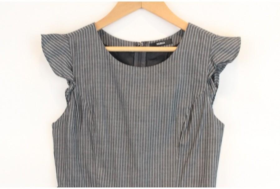 (89% 할인) MURA cotton100% stripe pattern jumpsuit 4