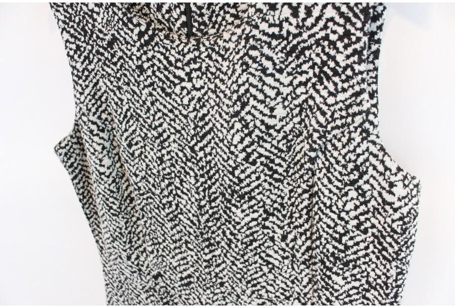 (90% 할인) LANDS'END wool53% black+white pattern sle 11