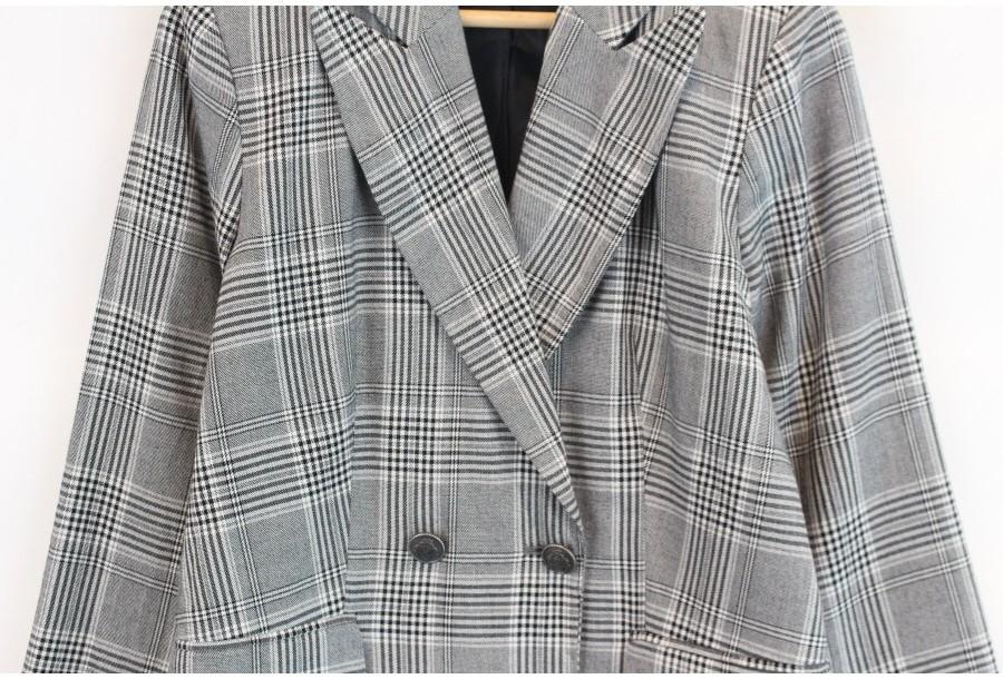 (88% 할인) STUDIO-W check pattern jacket 6