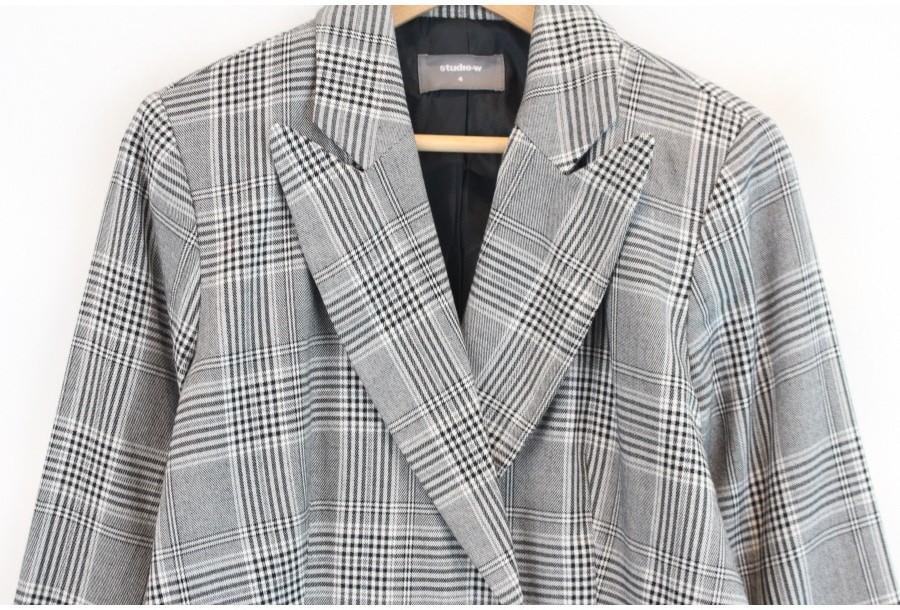(88% 할인) STUDIO-W check pattern jacket 5