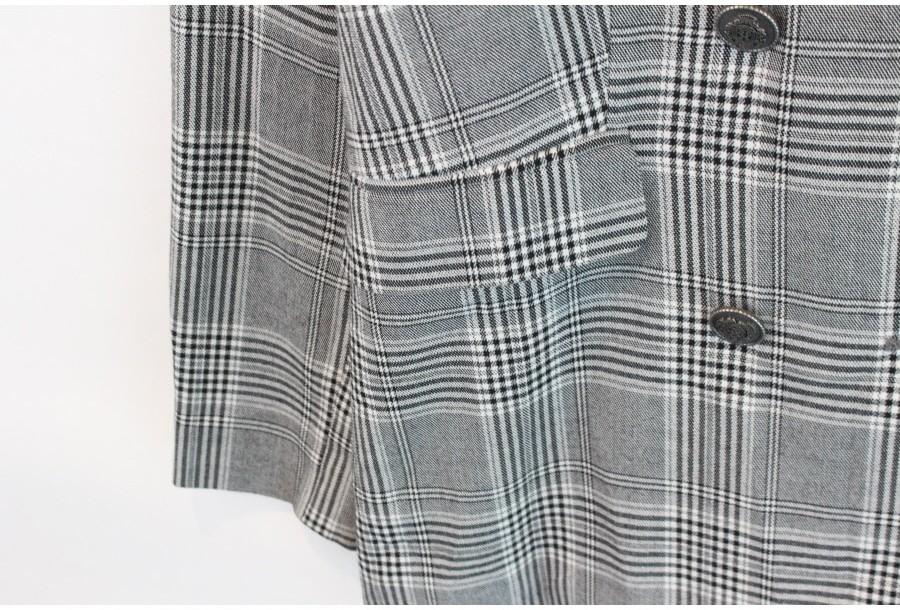 (88% 할인) STUDIO-W check pattern jacket 8