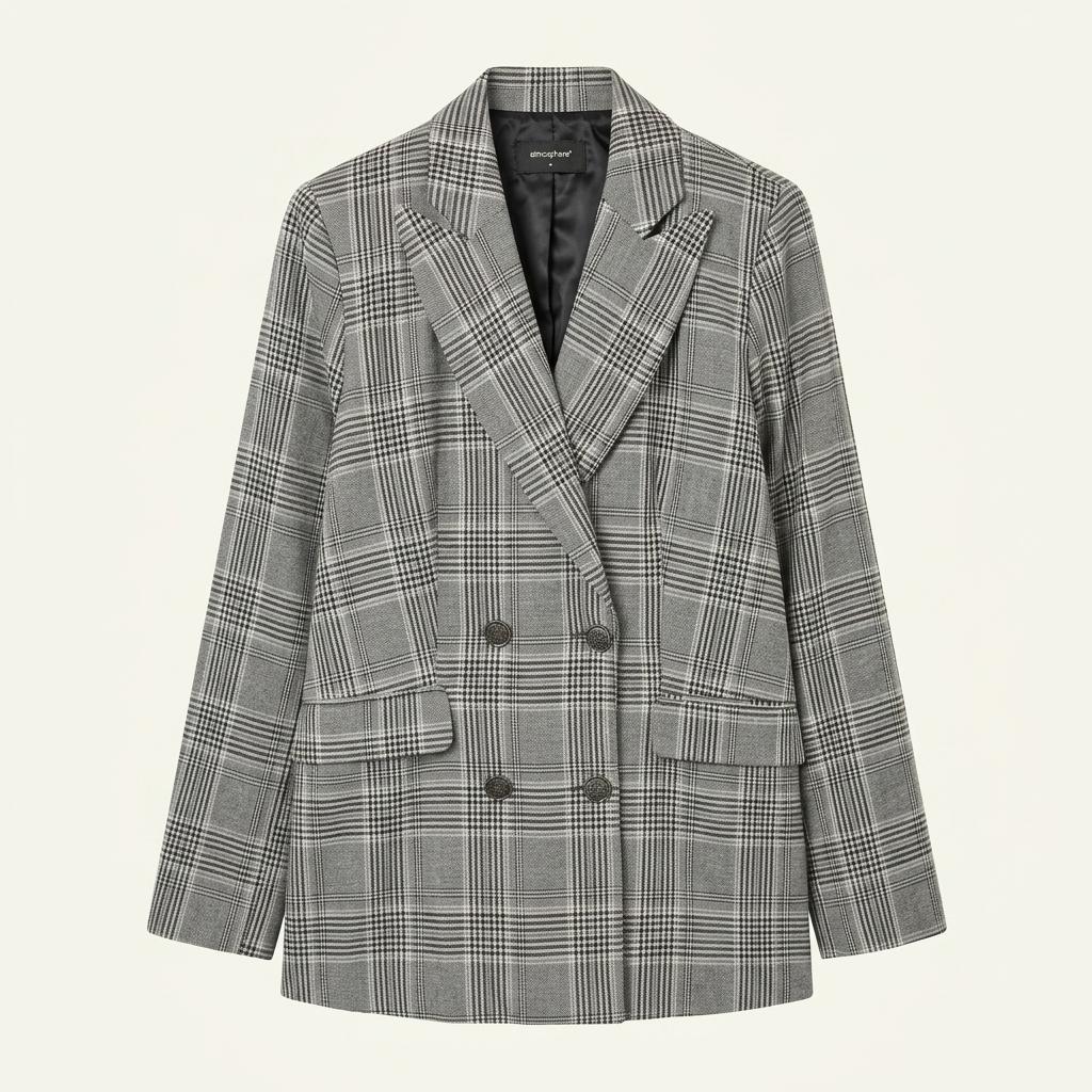 (88% 할인) STUDIO-W check pattern jacket 1