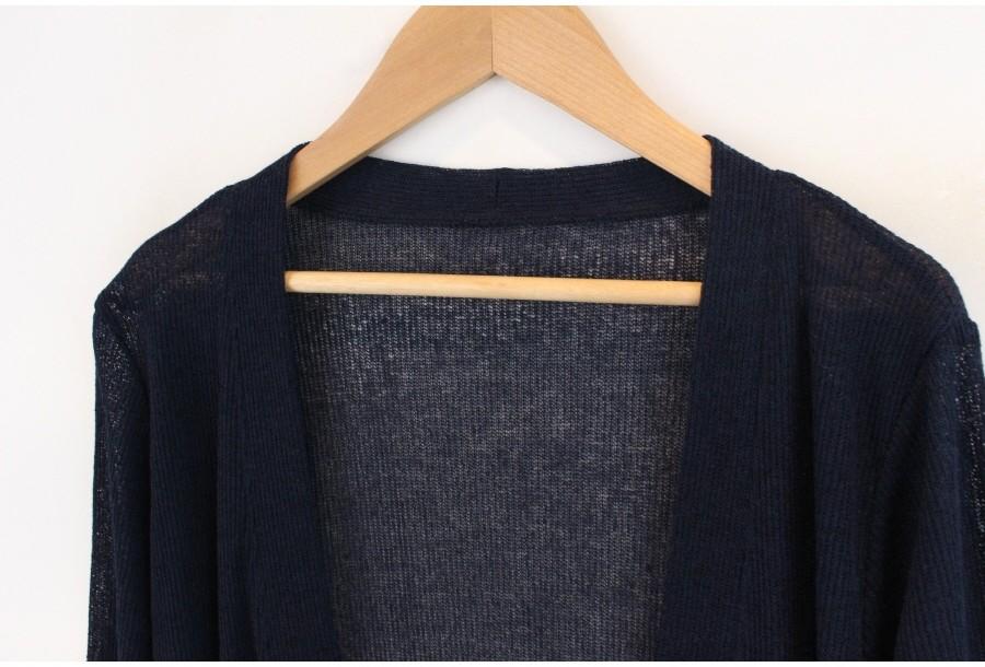 (88% 할인) VIANTE basic Indigo cardigan 8