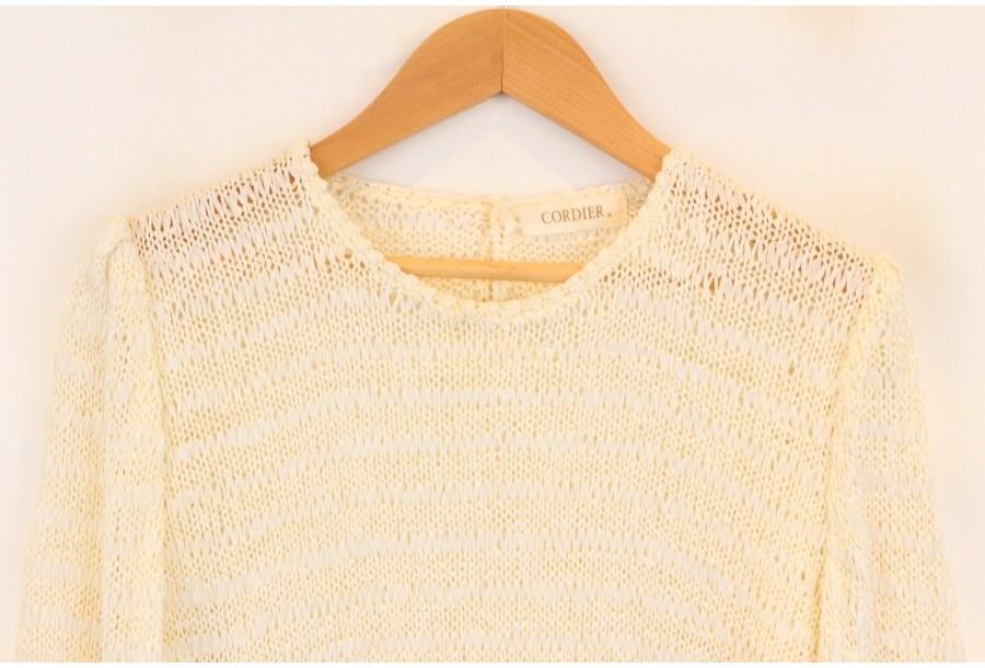 (88% 할인) CORDIER vintage punching pattern top 4