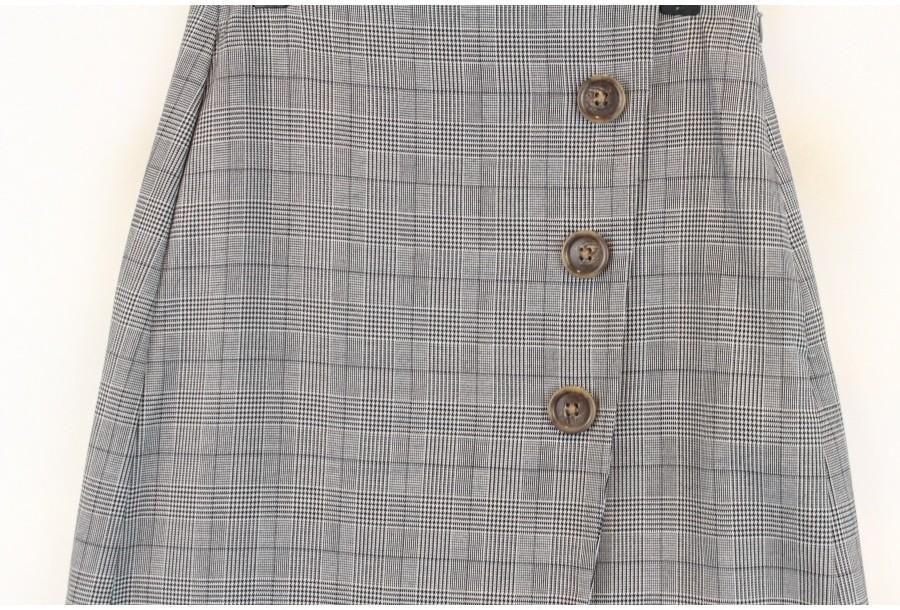 (87% 할인) GU glen check pattern skirt 5