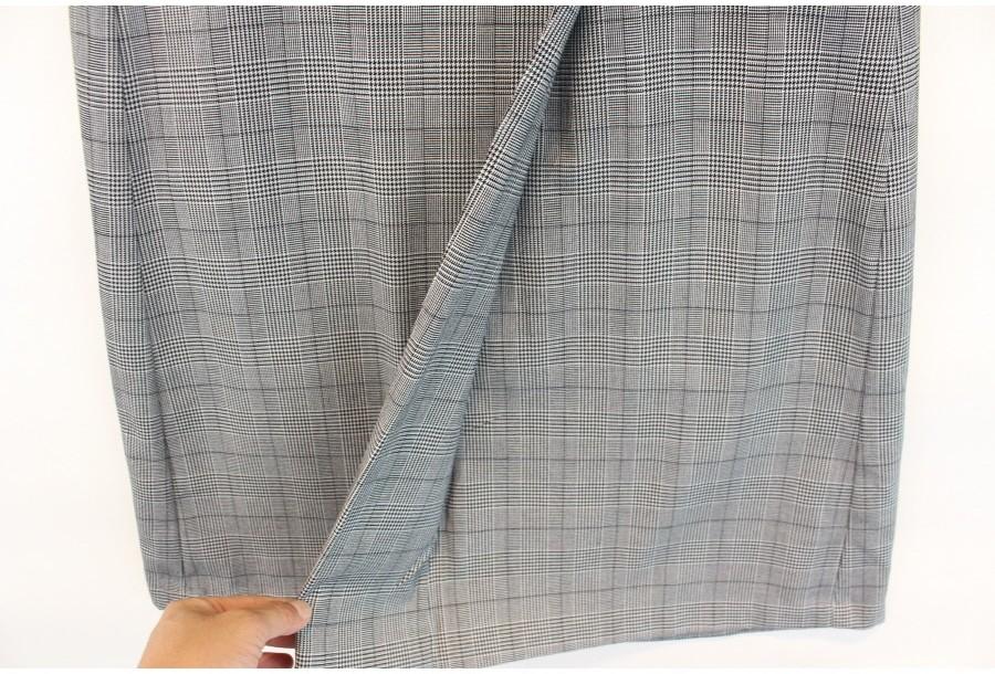(87% 할인) GU glen check pattern skirt 8