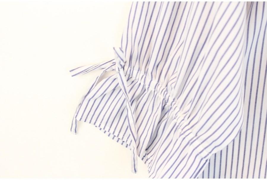 (89% 할인) INGNI color flower stitch stripe shirts 8