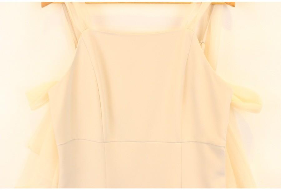 (80% 할인) Louere [루-에레] crem beige slit bustier one 5