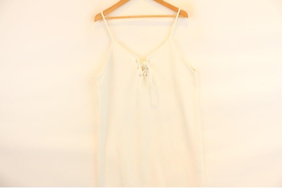 (90% 할인) TYCHEZ VINTAGE white bustier onepiece 2