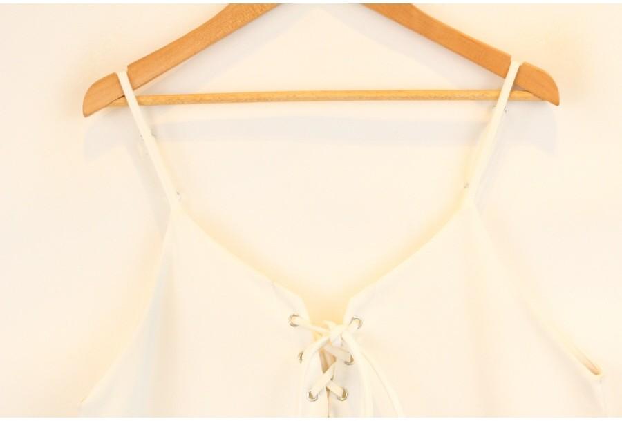 (90% 할인) TYCHEZ VINTAGE white bustier onepiece 4