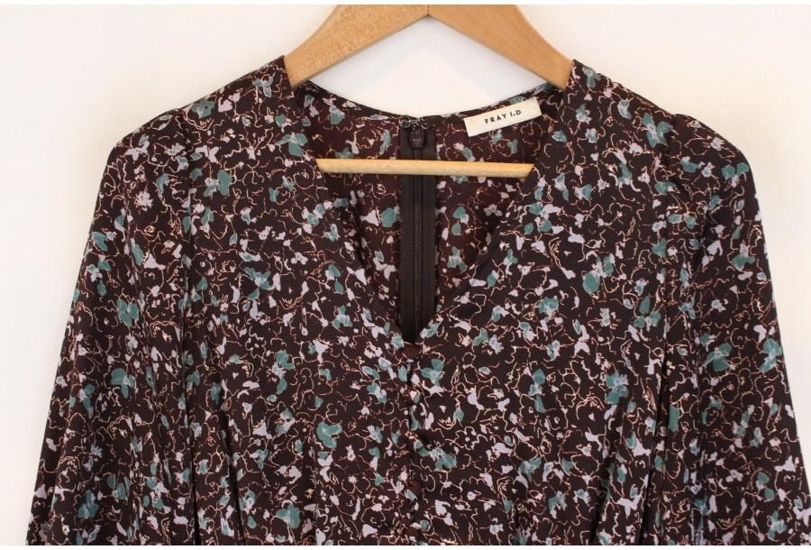 (90% 할인) FRAY I.D color mix flower pattern button 5