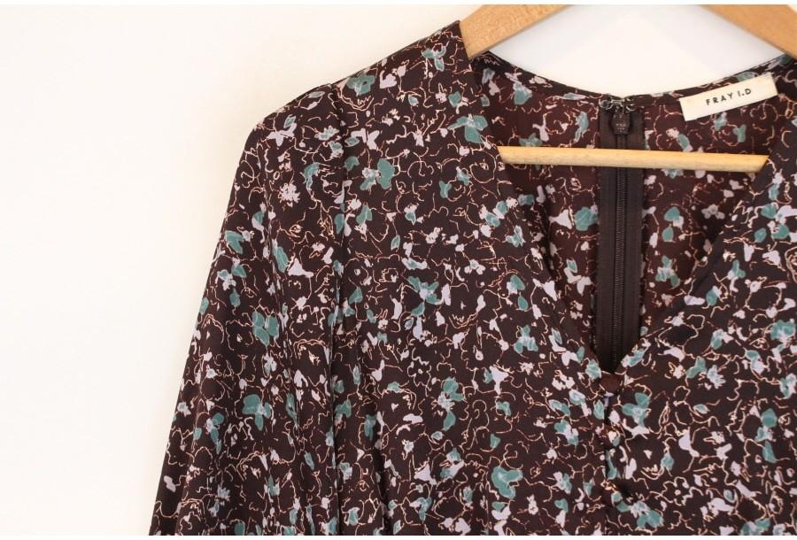 (90% 할인) FRAY I.D color mix flower pattern button 4