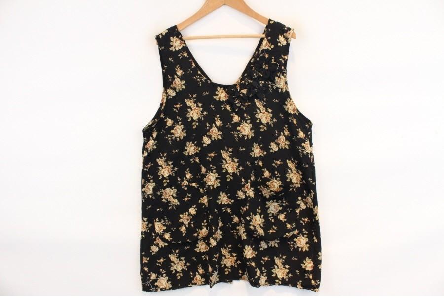 (79% 할인) TYCHEZ VINTAGE flower pattern design apro 2