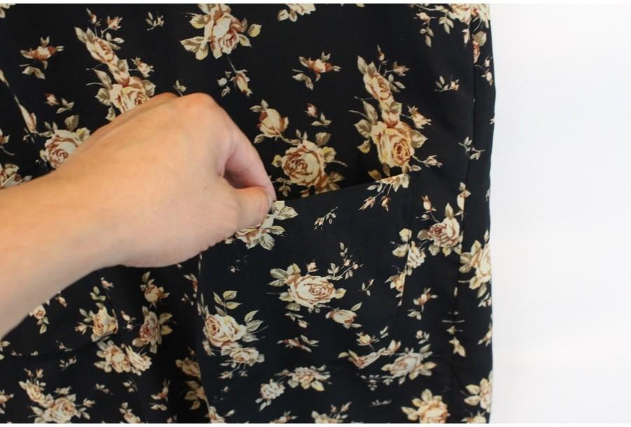 (79% 할인) TYCHEZ VINTAGE flower pattern design apro 9