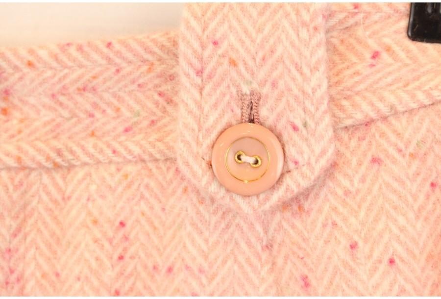 (89% 할인) ROPE wool + angora pink pattern tweed ski 8