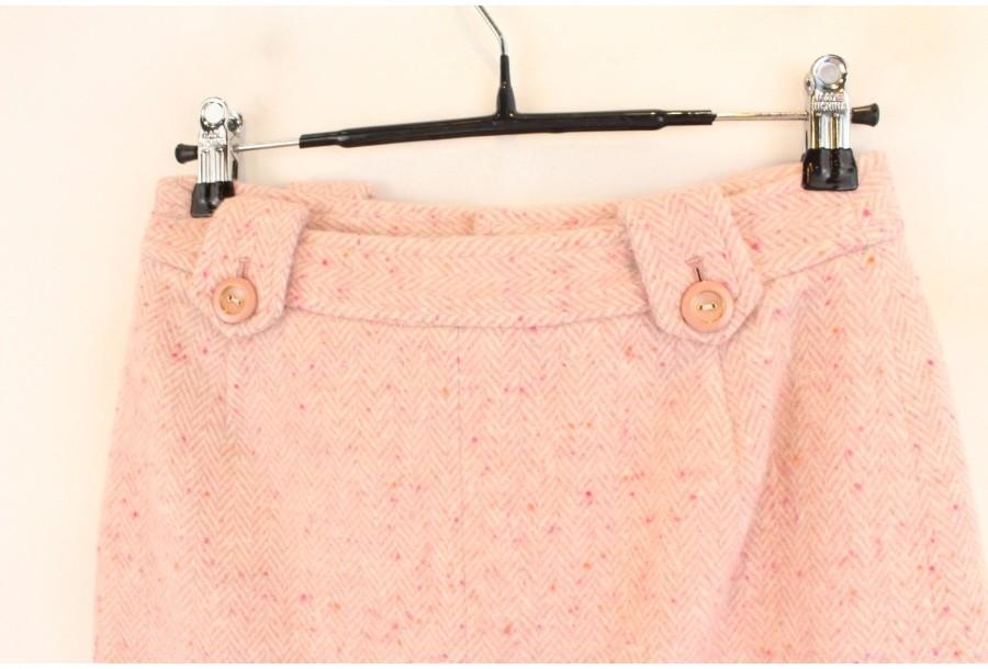 (89% 할인) ROPE wool + angora pink pattern tweed ski 9