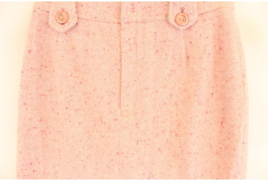 (89% 할인) ROPE wool + angora pink pattern tweed ski 6