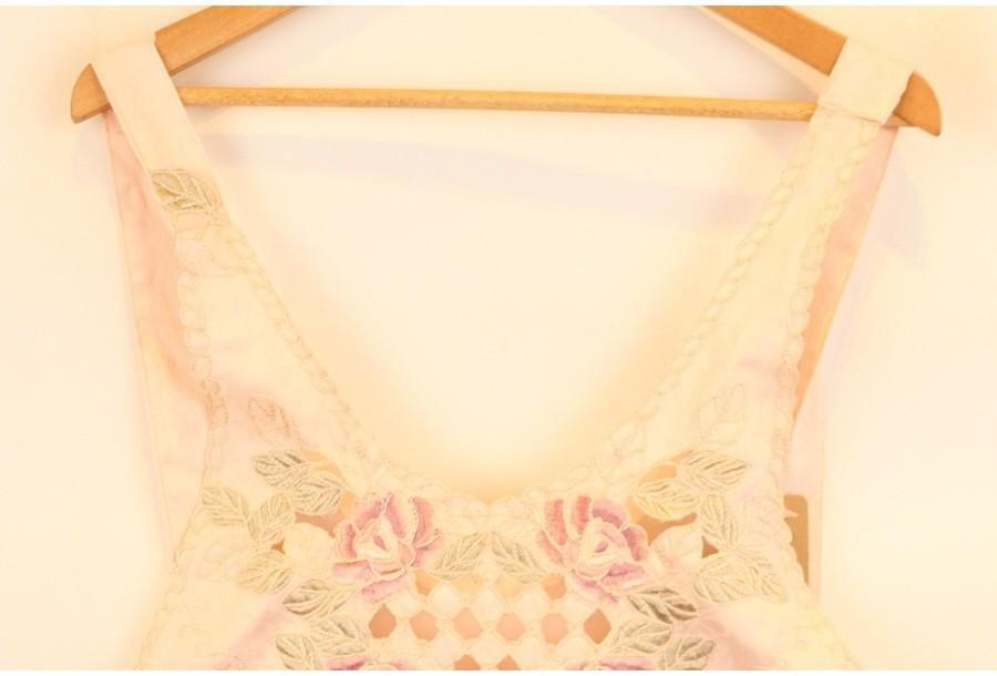 (80% 할인) TYCHEZ VINTAGE flower stitch Apron 3
