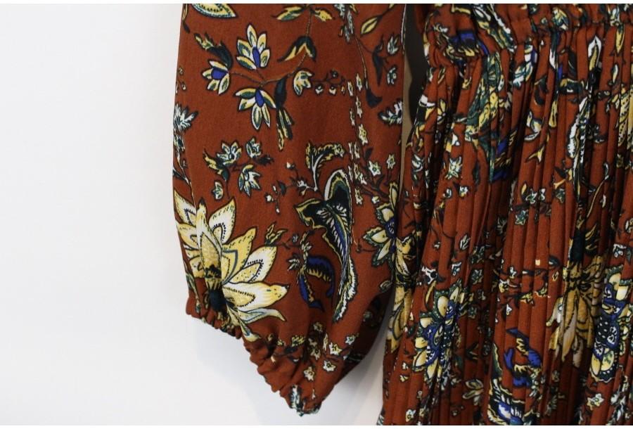 (90% 할인) SUREVE retro flower pattern printing onep 9