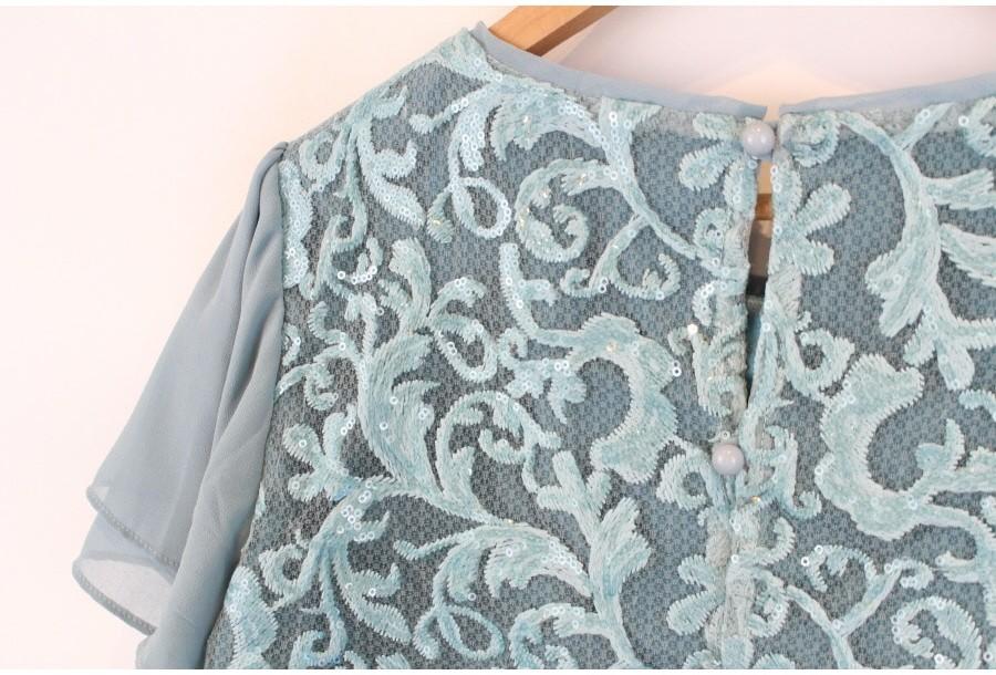 (89% 할인) TYCHEZ VINTAGE spangle stitch top 8