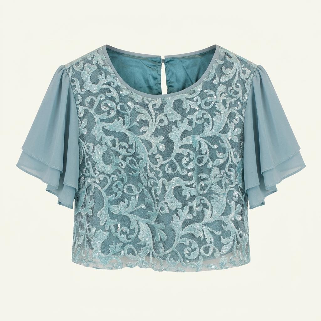(89% 할인) TYCHEZ VINTAGE spangle stitch top 1