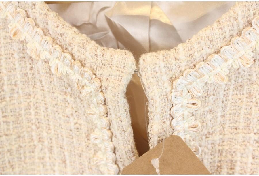(89% 할인) INDEX lace stitch non collar tweed jacket 11