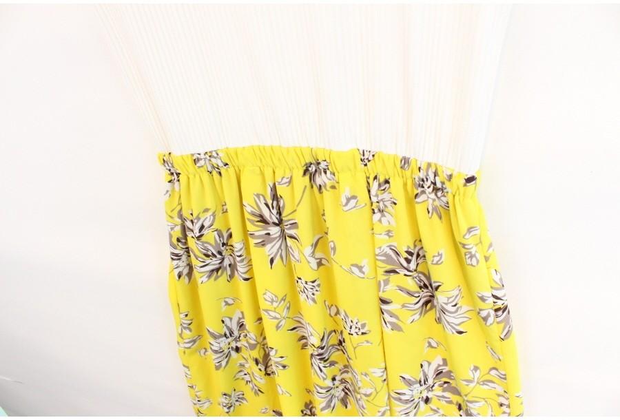 (88% 할인) TYCHEZ VINTAGE white yellow flower patter 6