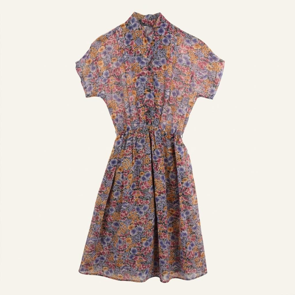 (90% 할인) TYCHEZ VINTAGE flower pattern onepiece 1