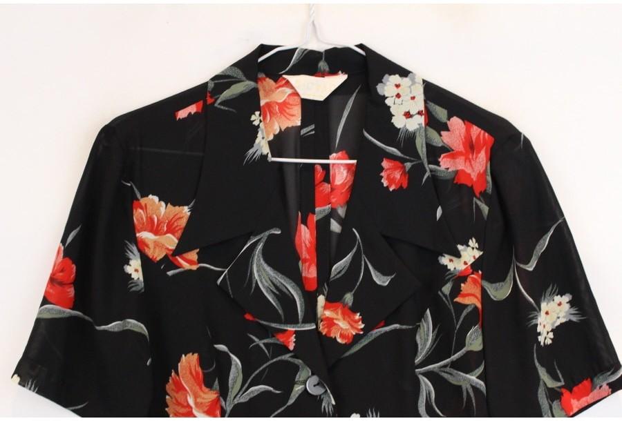 (89% 할인) B-CHAD vintage flower pattern jacket 4