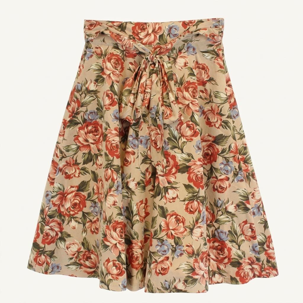 (89% 할인) MARION Tokyo style retro flower skirt 1
