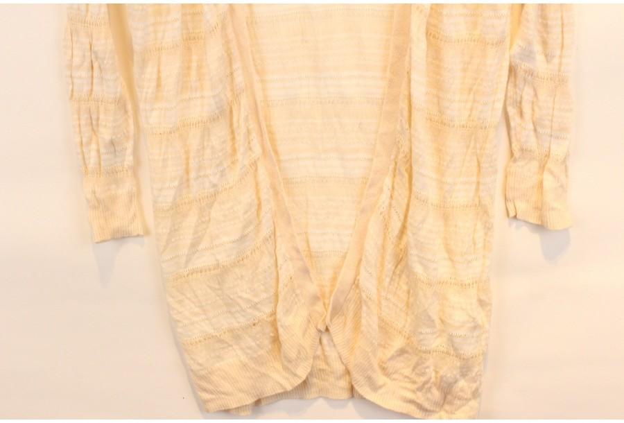 (79% 할인) MACA LINEN55% punching design open cardig 7