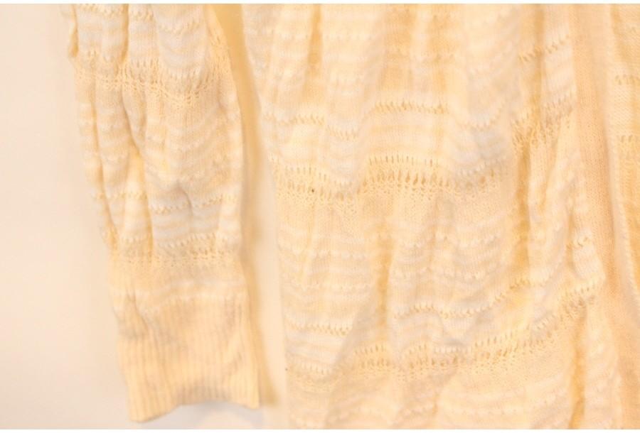 (79% 할인) MACA LINEN55% punching design open cardig 8