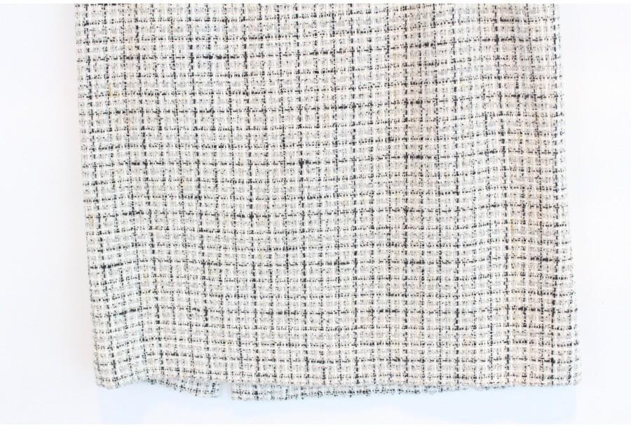 (80% 할인) Aquascutum LINEN5% tweed pattern skirt 아쿠 6