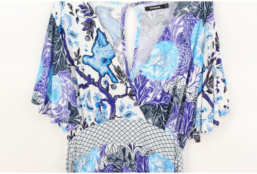(80% 할인) Desigual HAWAIIAN 데시구알 에스닉 프린팅 원피스 5
