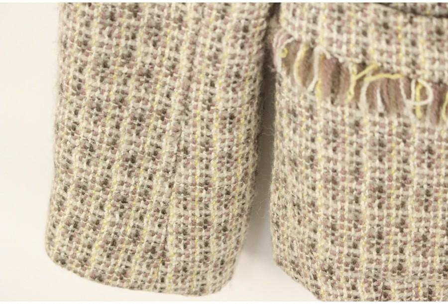 (89% 할인) SpunTino tweed pattern fringe design jack 9